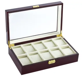 (10) Diplomat RoseWood Watch Box