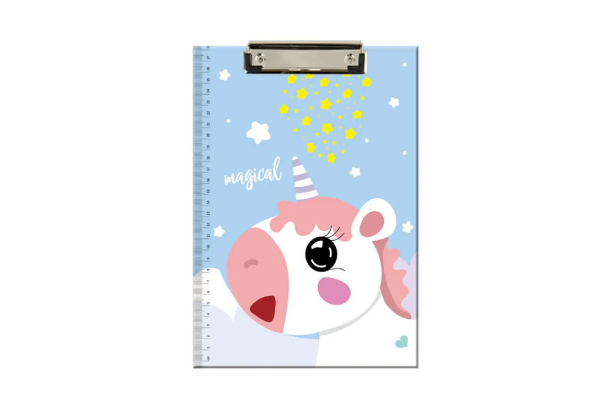 A4 Unicorn Theme Clip Folder