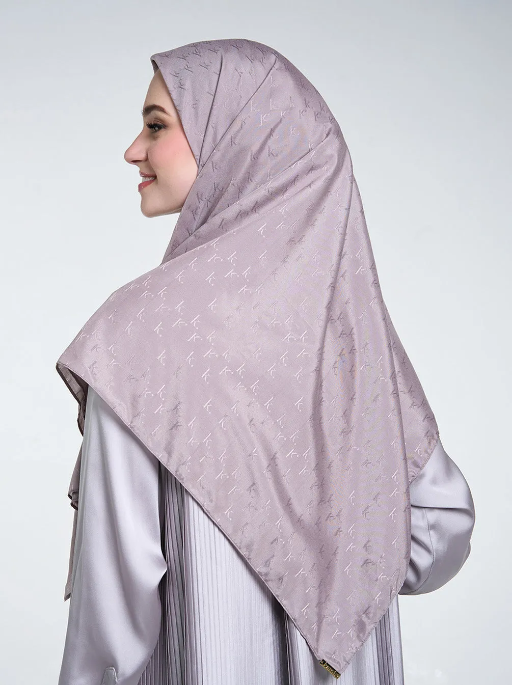 AIRY JACQUARD VOILE SCARF PLAIN ATMOSPHERE