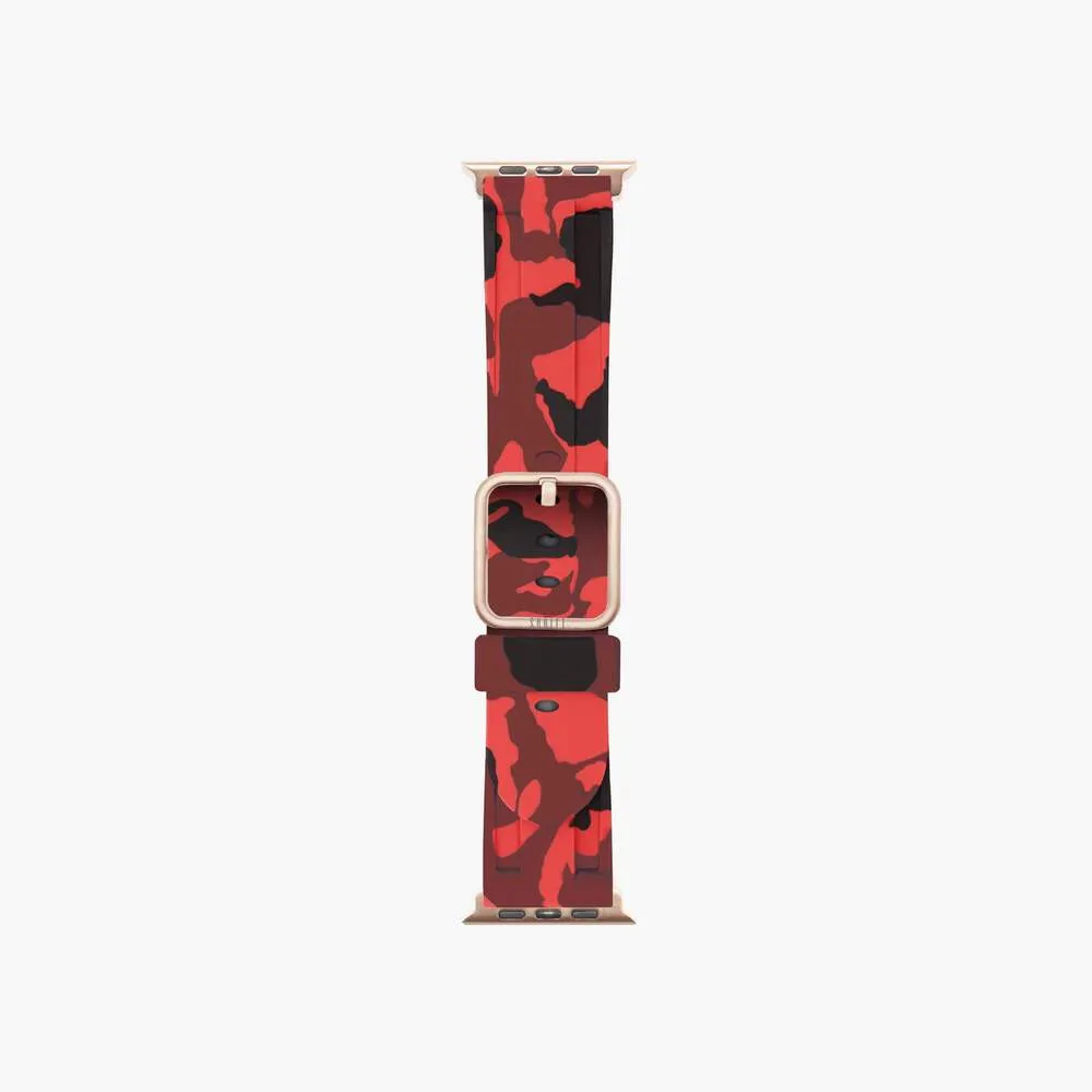 Apple Watch Sport Band Red Camo