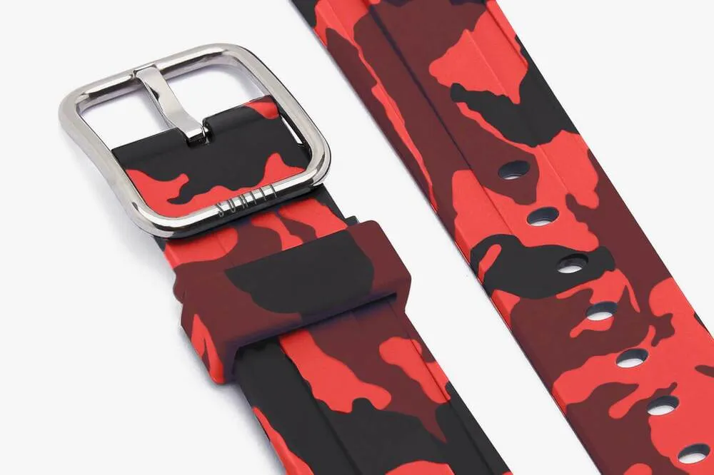 Apple Watch Sport Band Red Camo