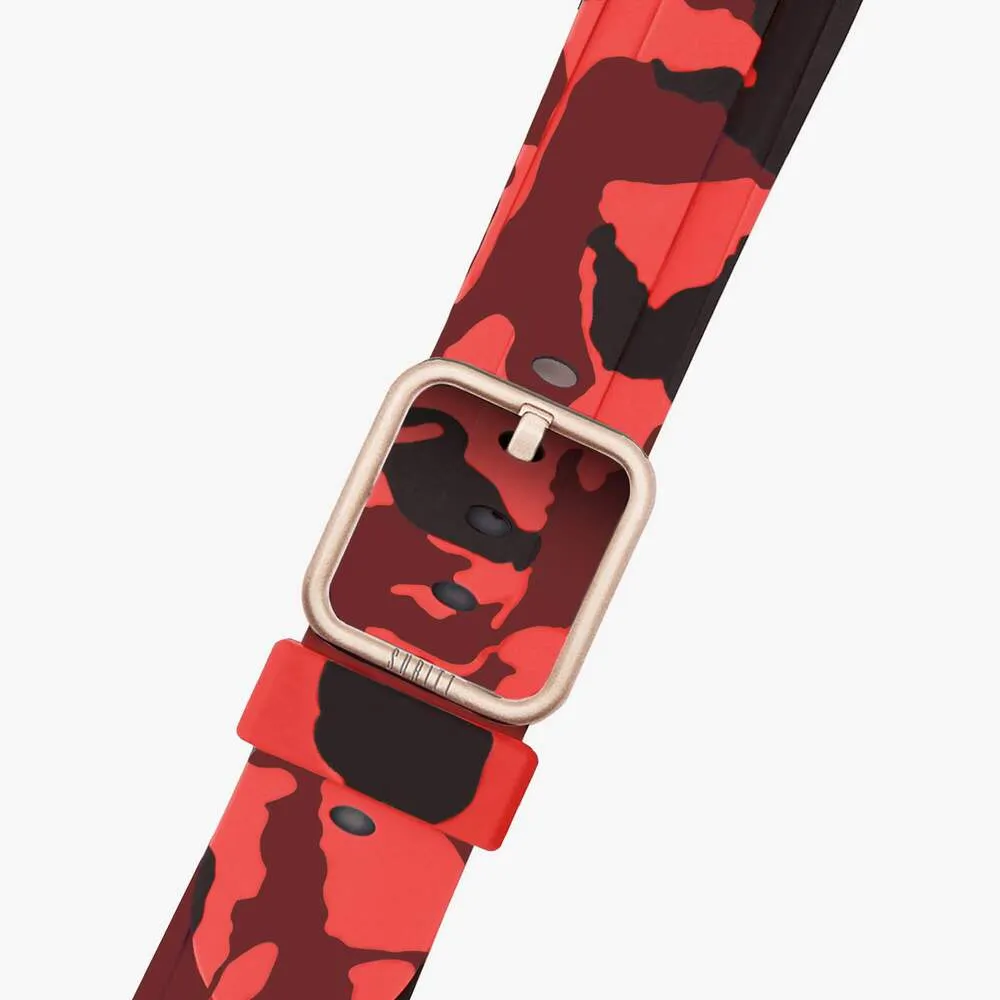 Apple Watch Sport Band Red Camo