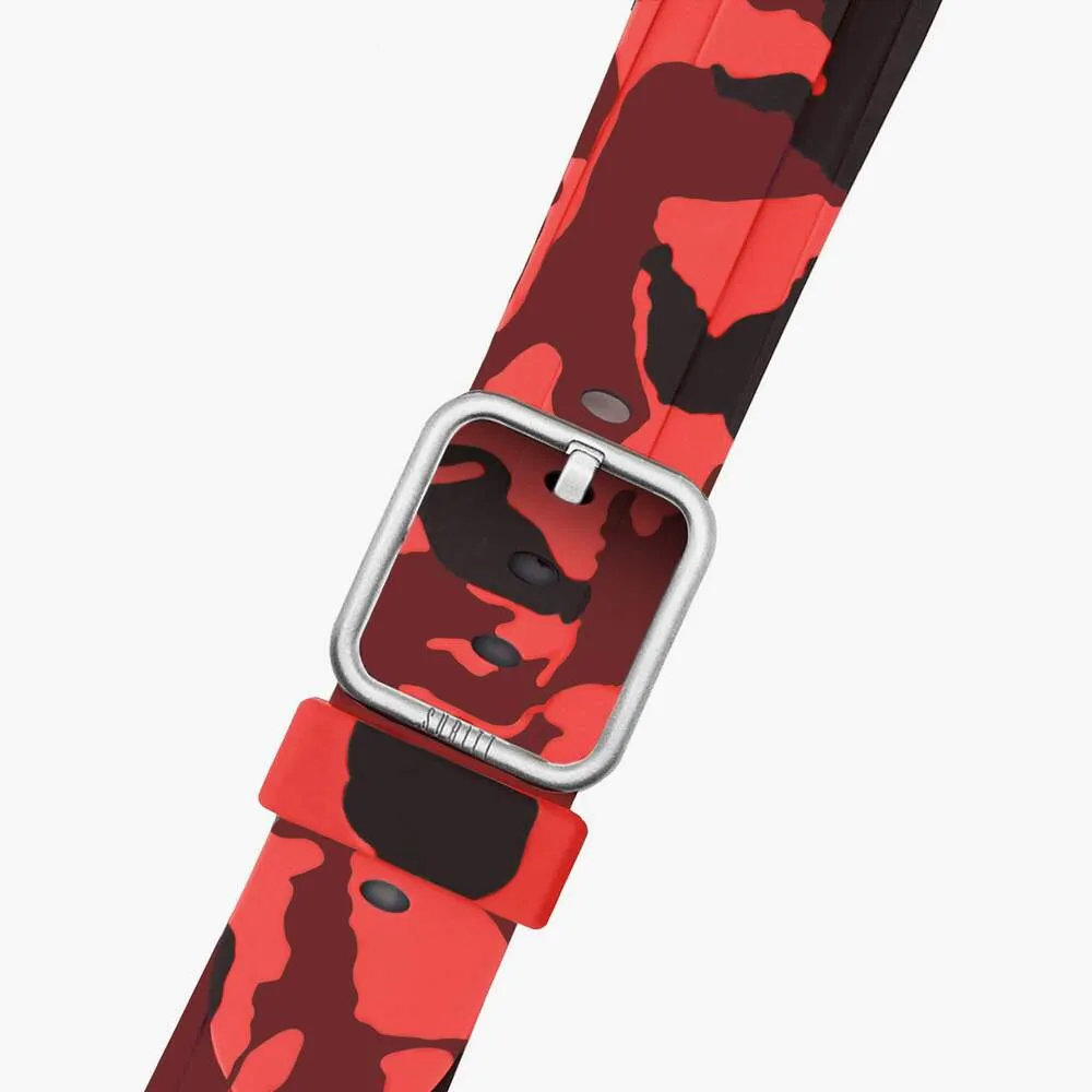 Apple Watch Sport Band Red Camo