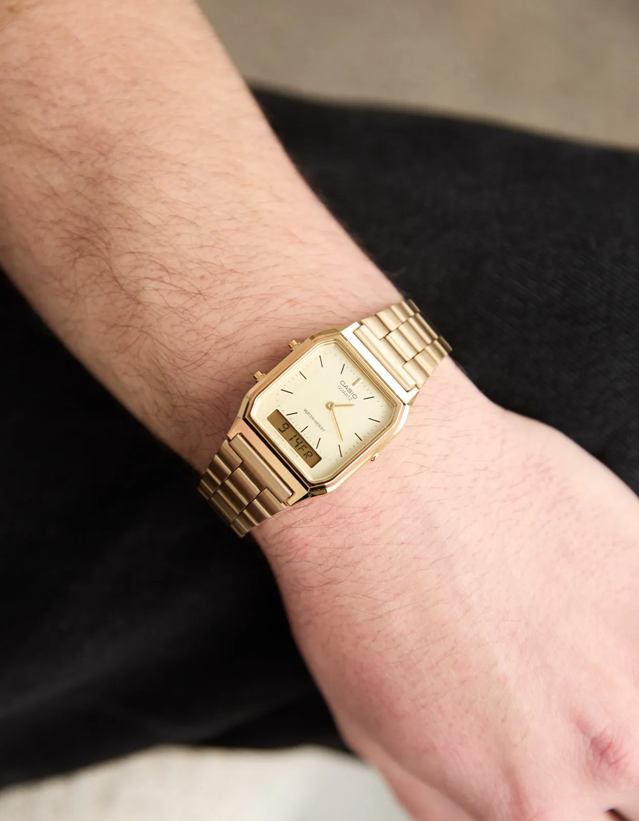 AQ230GA 9D Watch - Gold