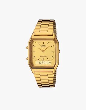 AQ230GA 9D Watch - Gold