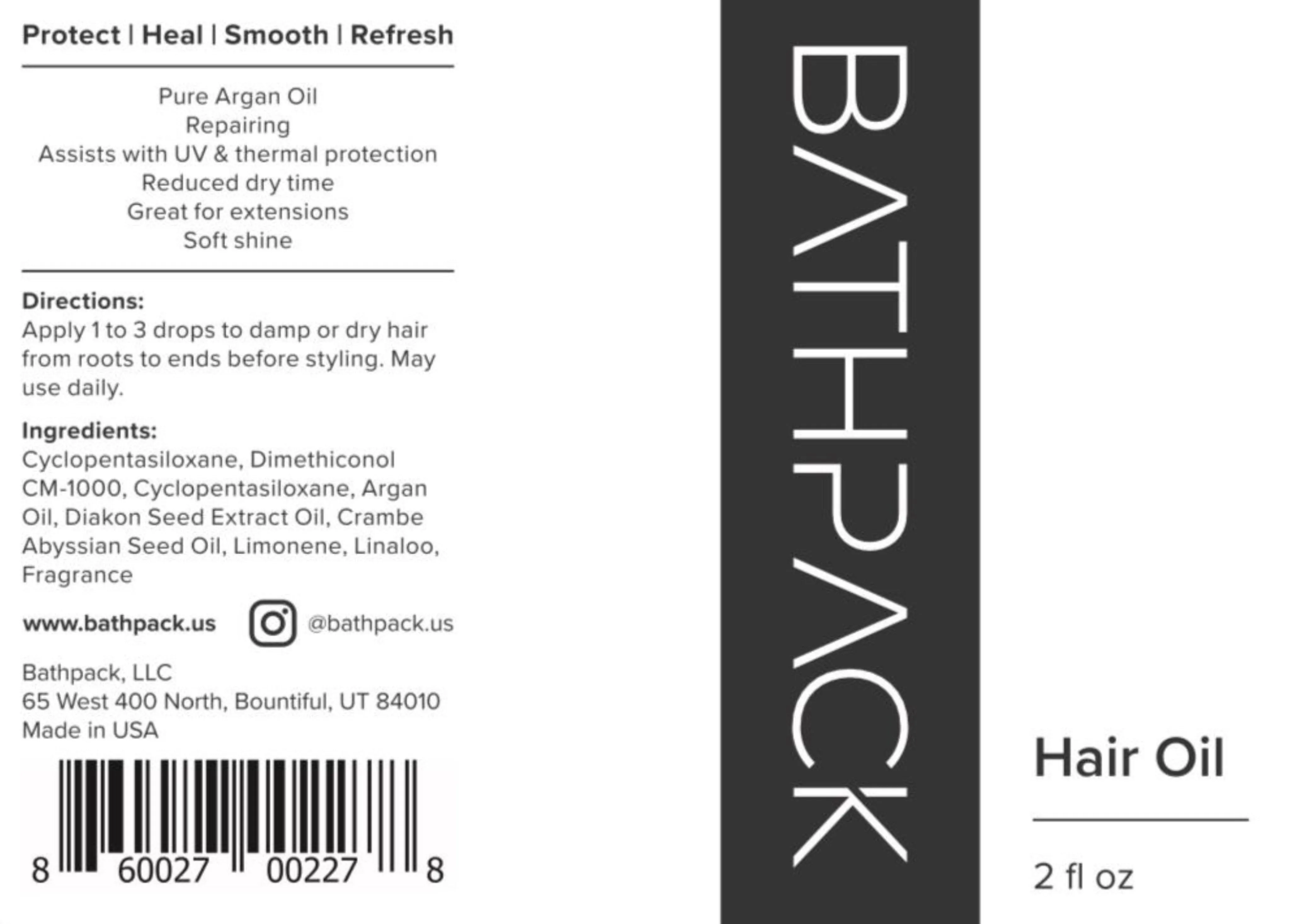 Bathpack Hair Oil