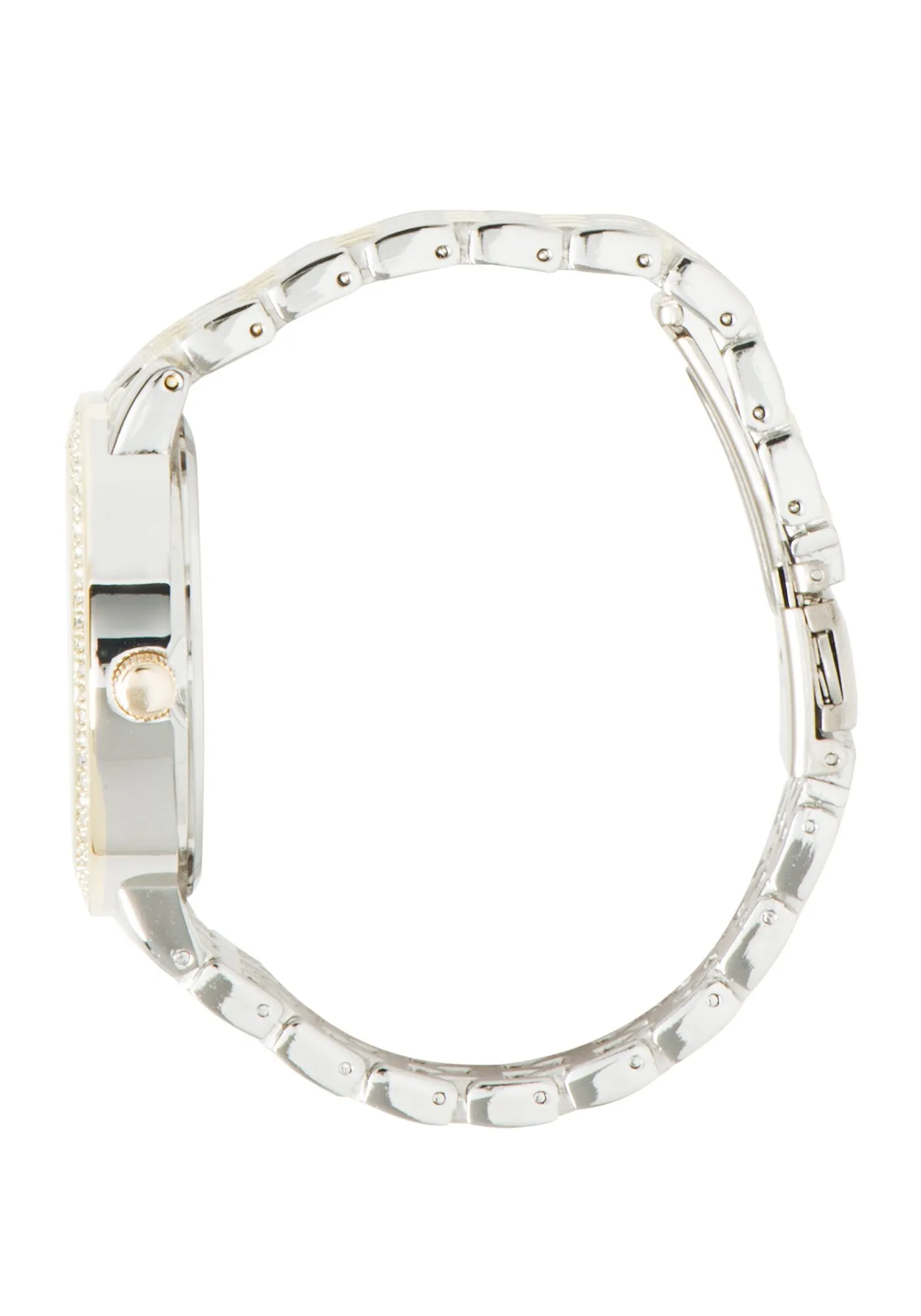 Bebe Two Tone Crystal Watch