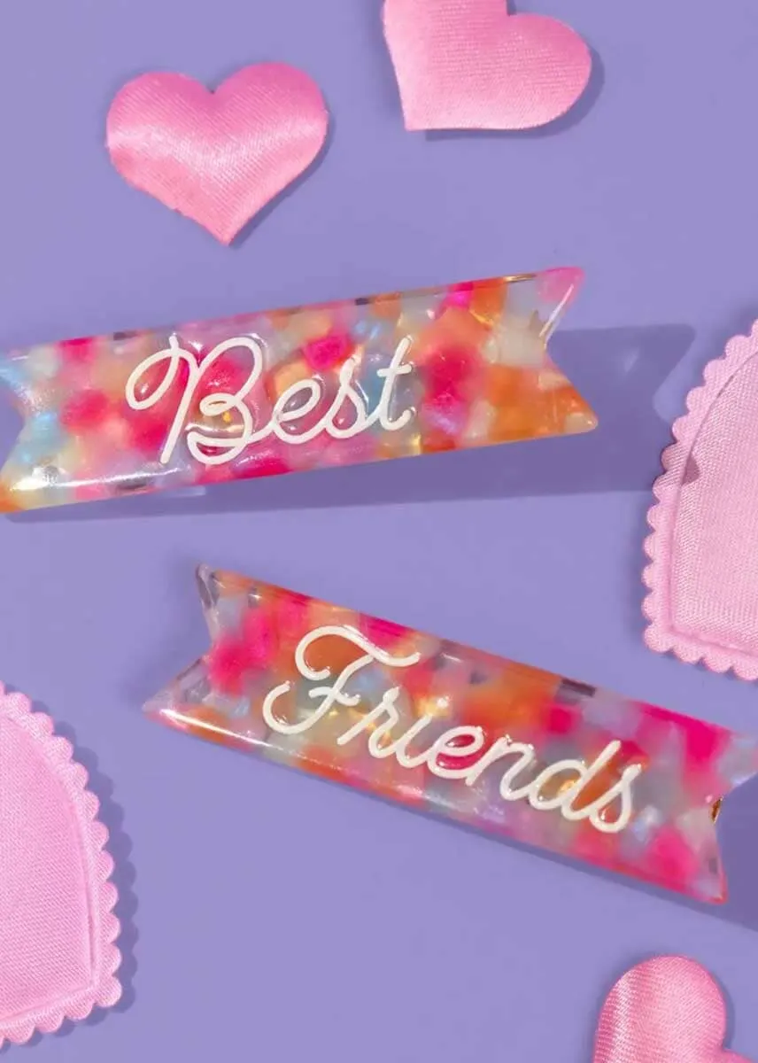 Best Friends Kids Hair Clip Set