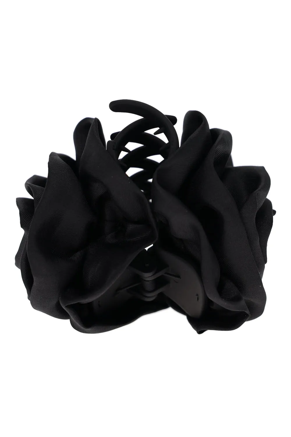 Black Rose Silk Jaw Clip