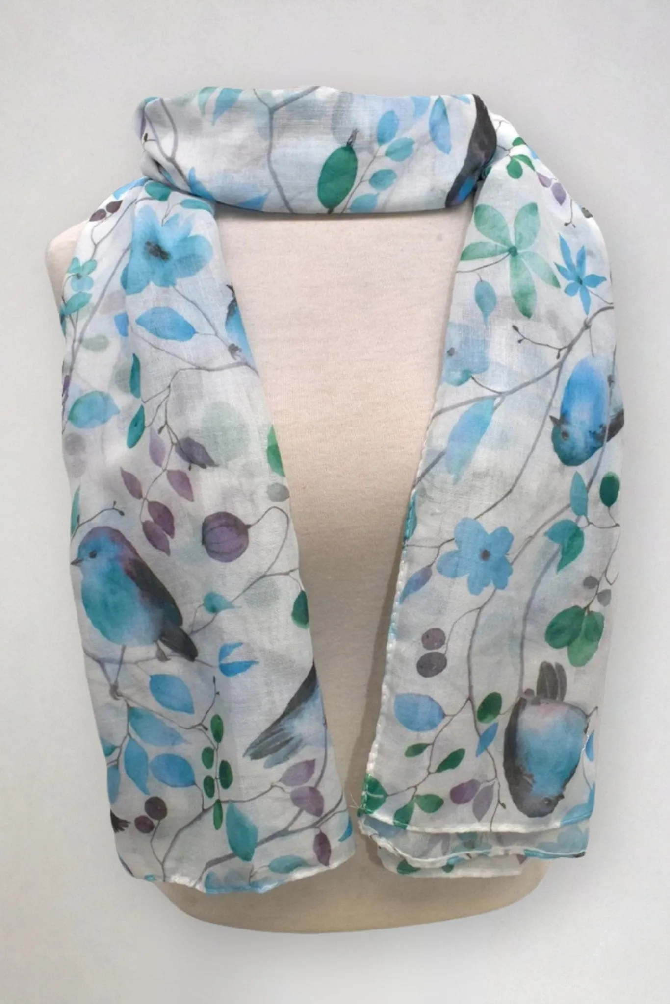 Blue Bird Scarf