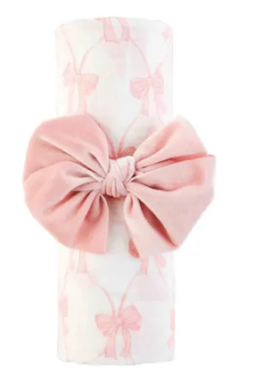 Bow Swaddle & Headband