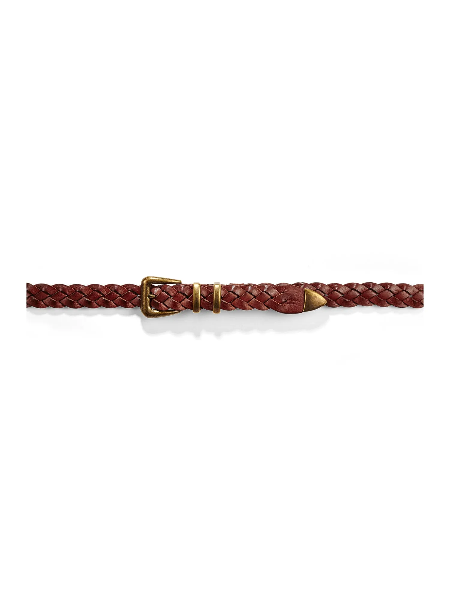 Braided Leather Belt