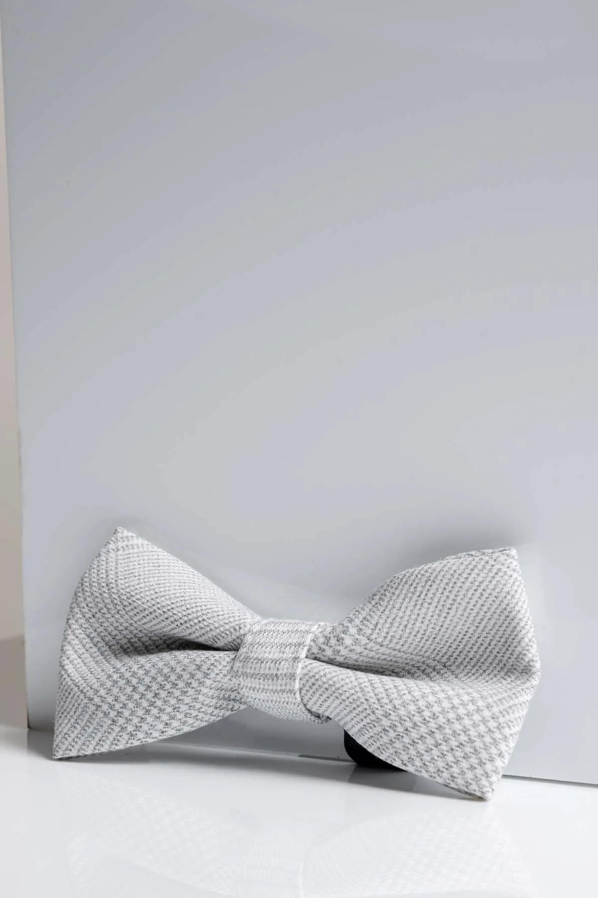 BROMLEY - Stone Check Bow Tie