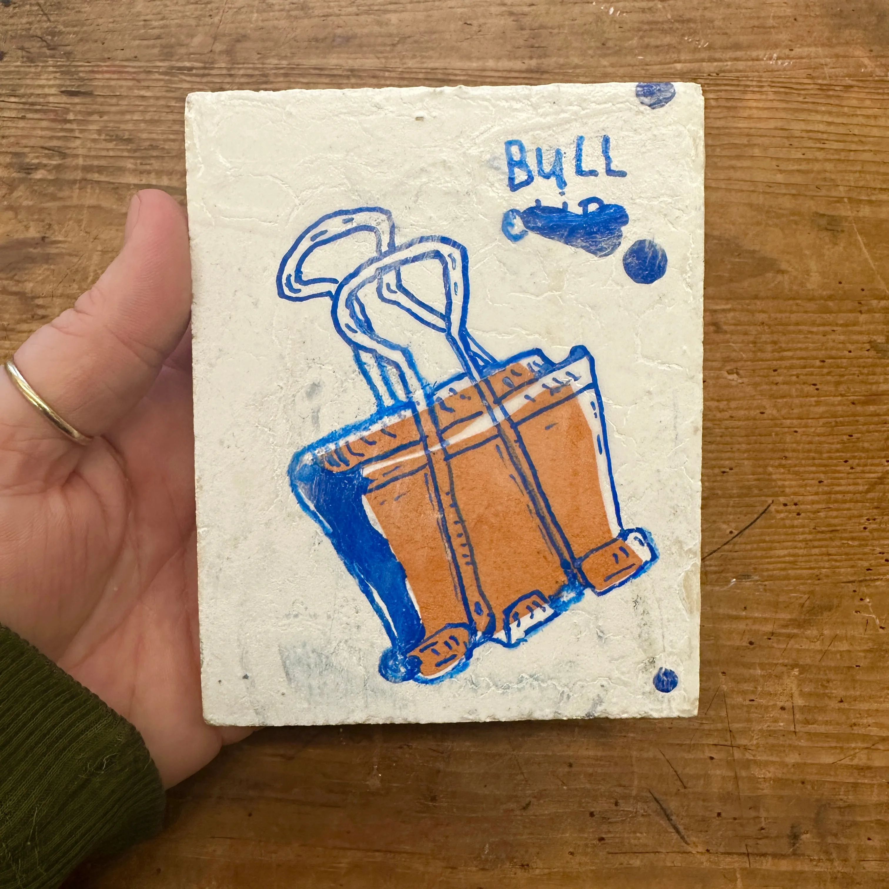 Bull clip painting