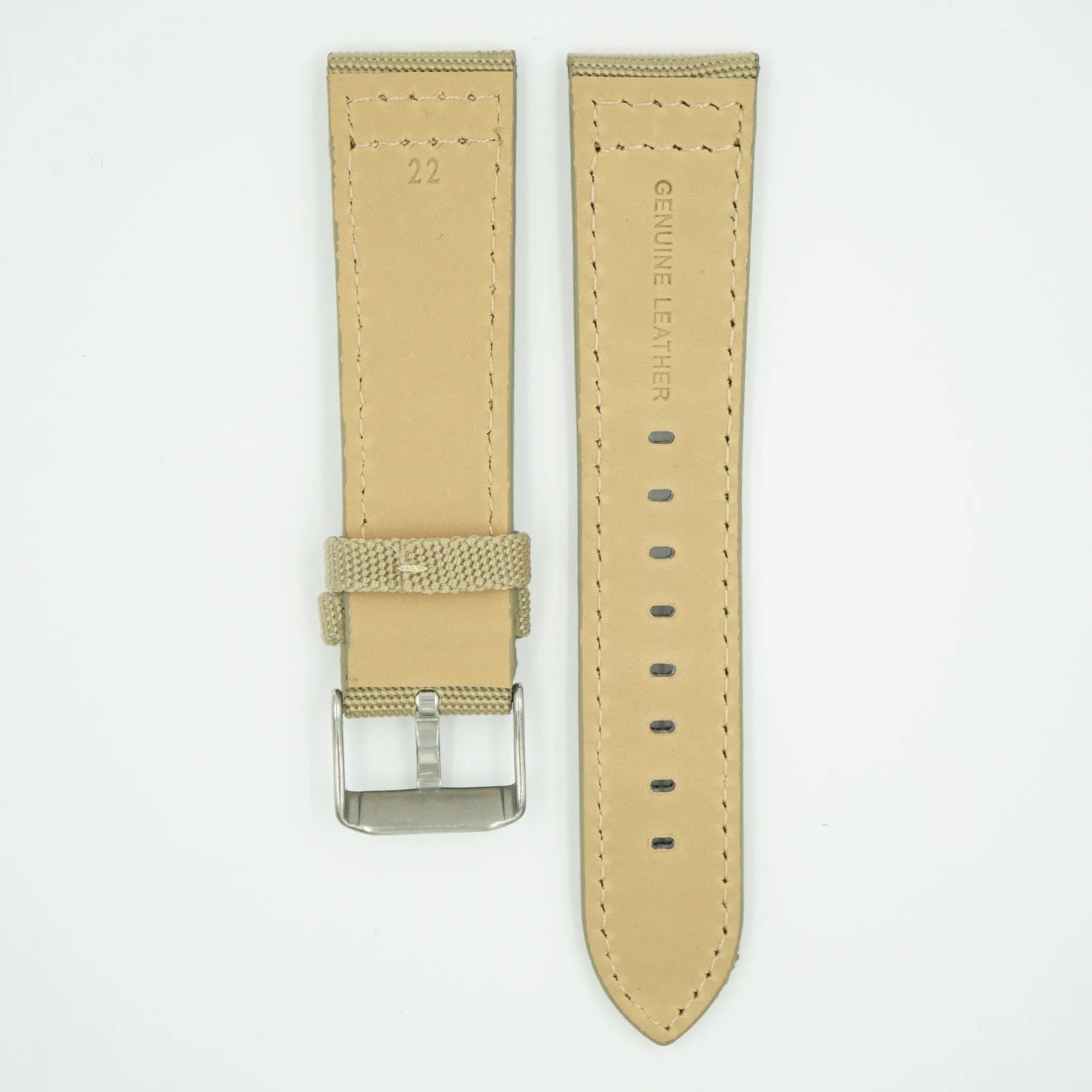 Canvas Watch Strap Beige