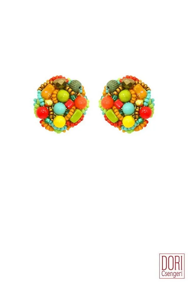 Carmel Clip On Earrings