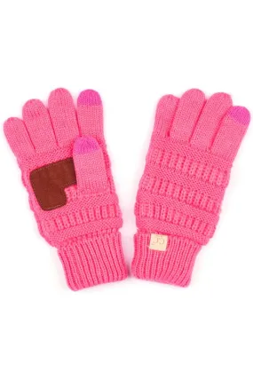 C.C Kids Knit Gloves