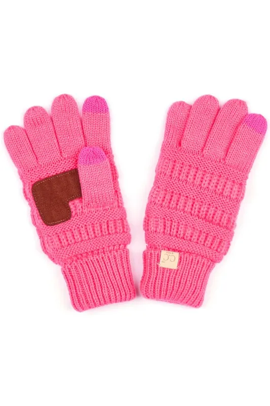 C.C Kids Knit Gloves