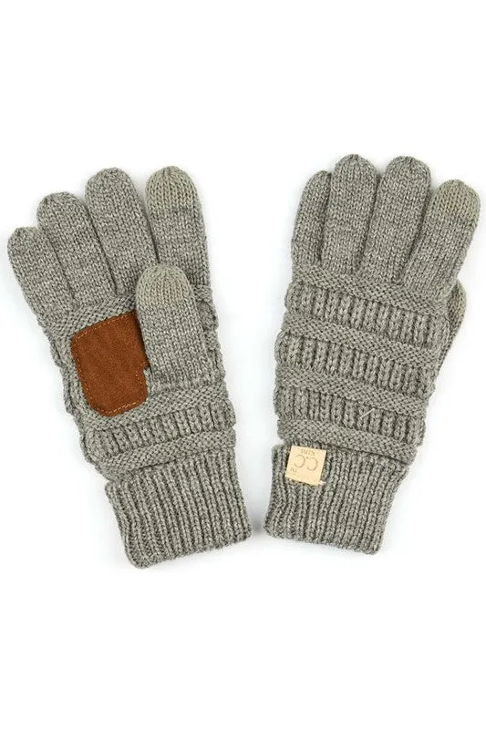 C.C Kids Knit Gloves