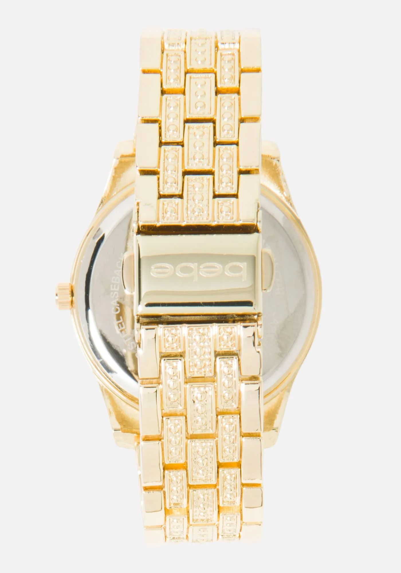 Champagne Dial Crystal Bezel Watch