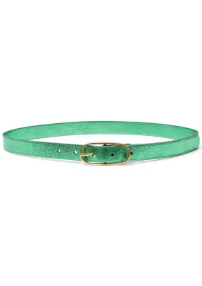 Cliff Belt Metallic Green