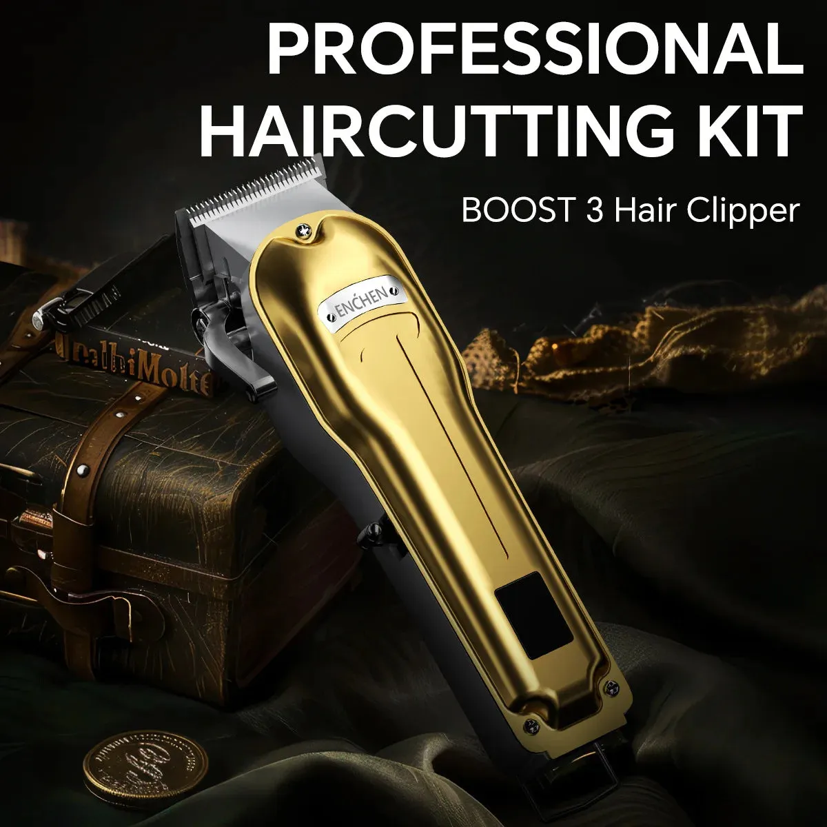 Cordless Hair Clipper, Electric Professional Hair Trimmer