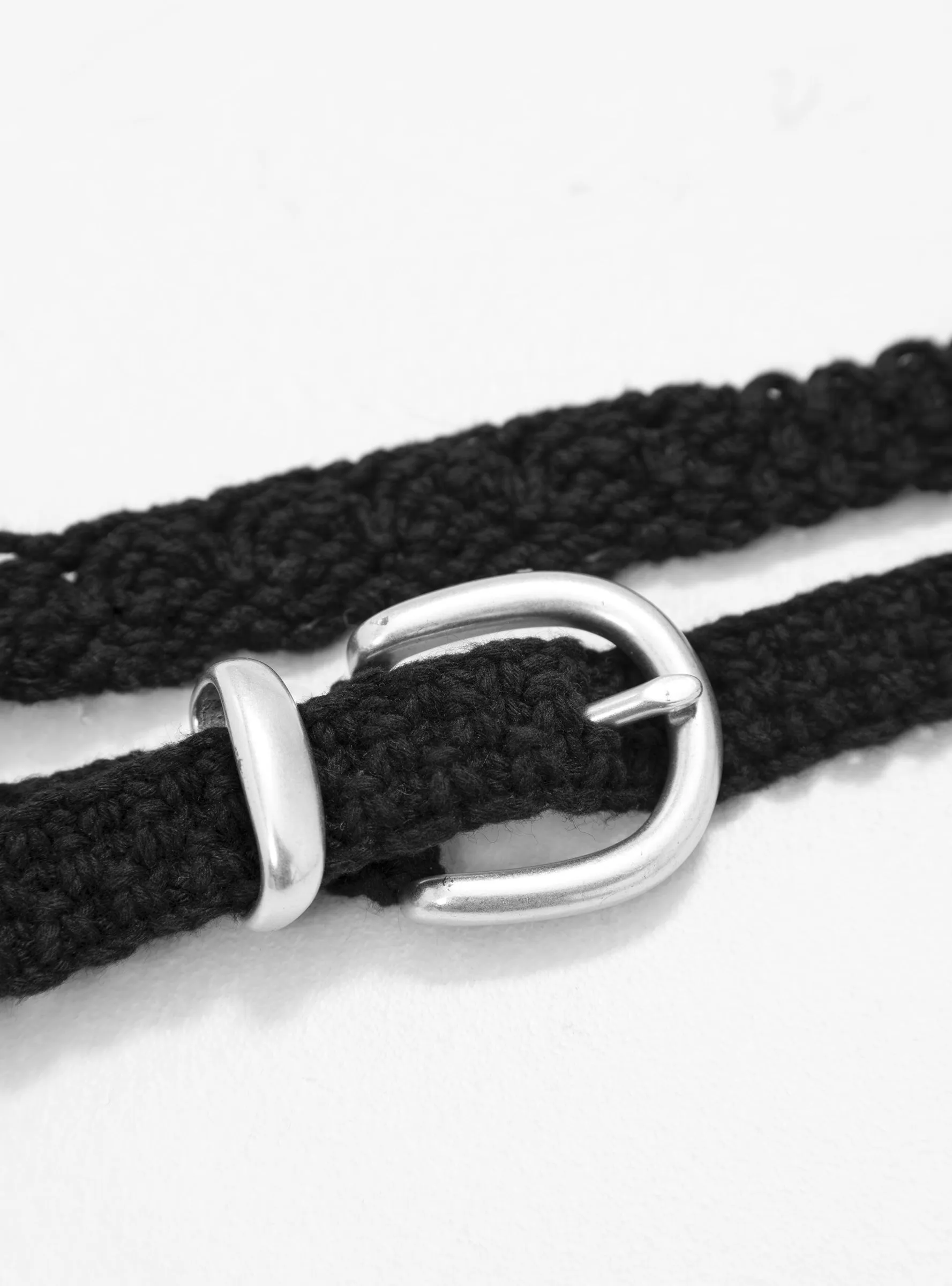 Crochet Belt Black