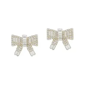 Crystal Clear Bow Studs