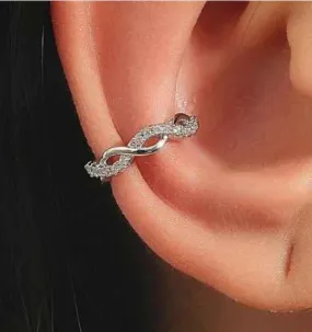 CZ Twist Ear Cuff