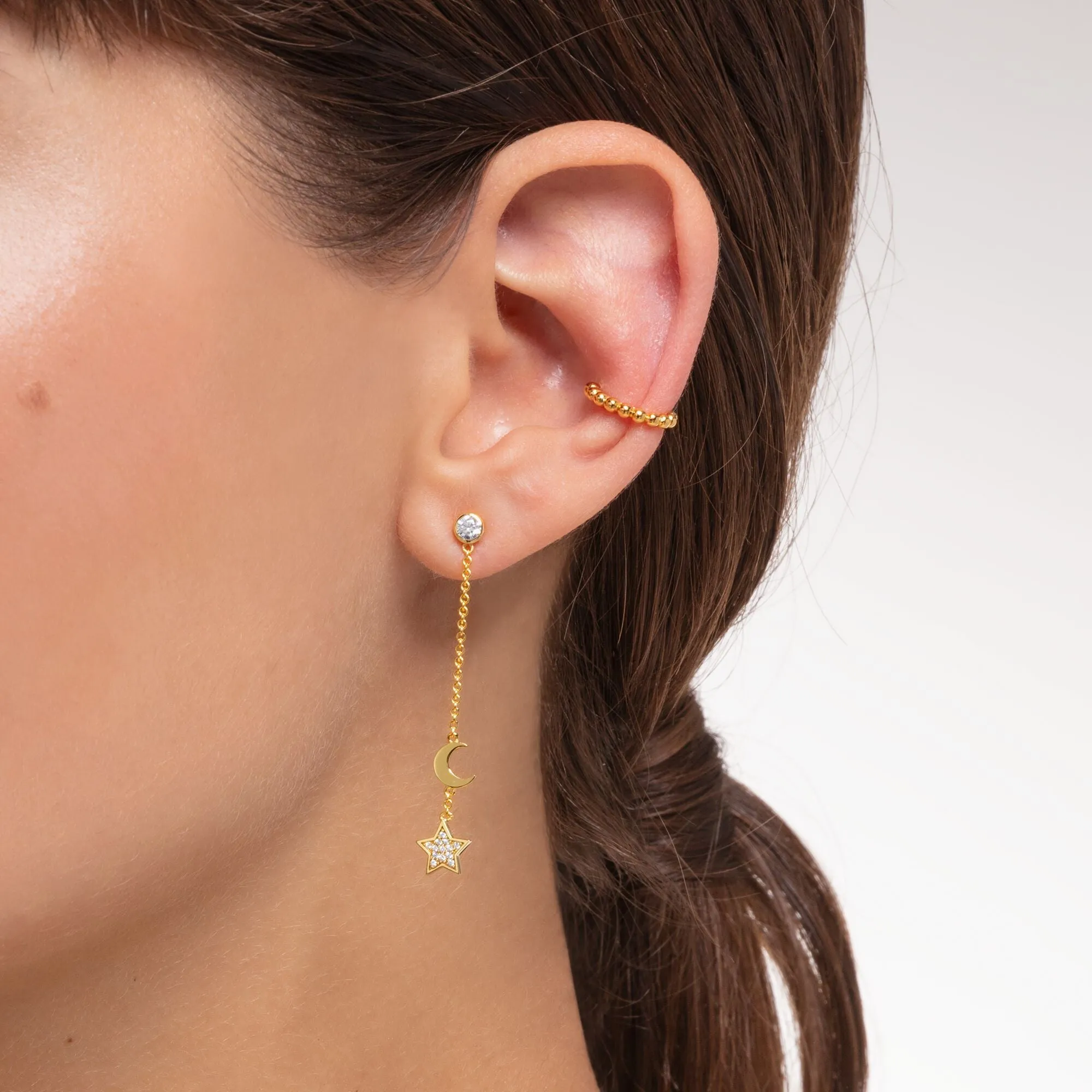 Ear Cuff Dots (Single)