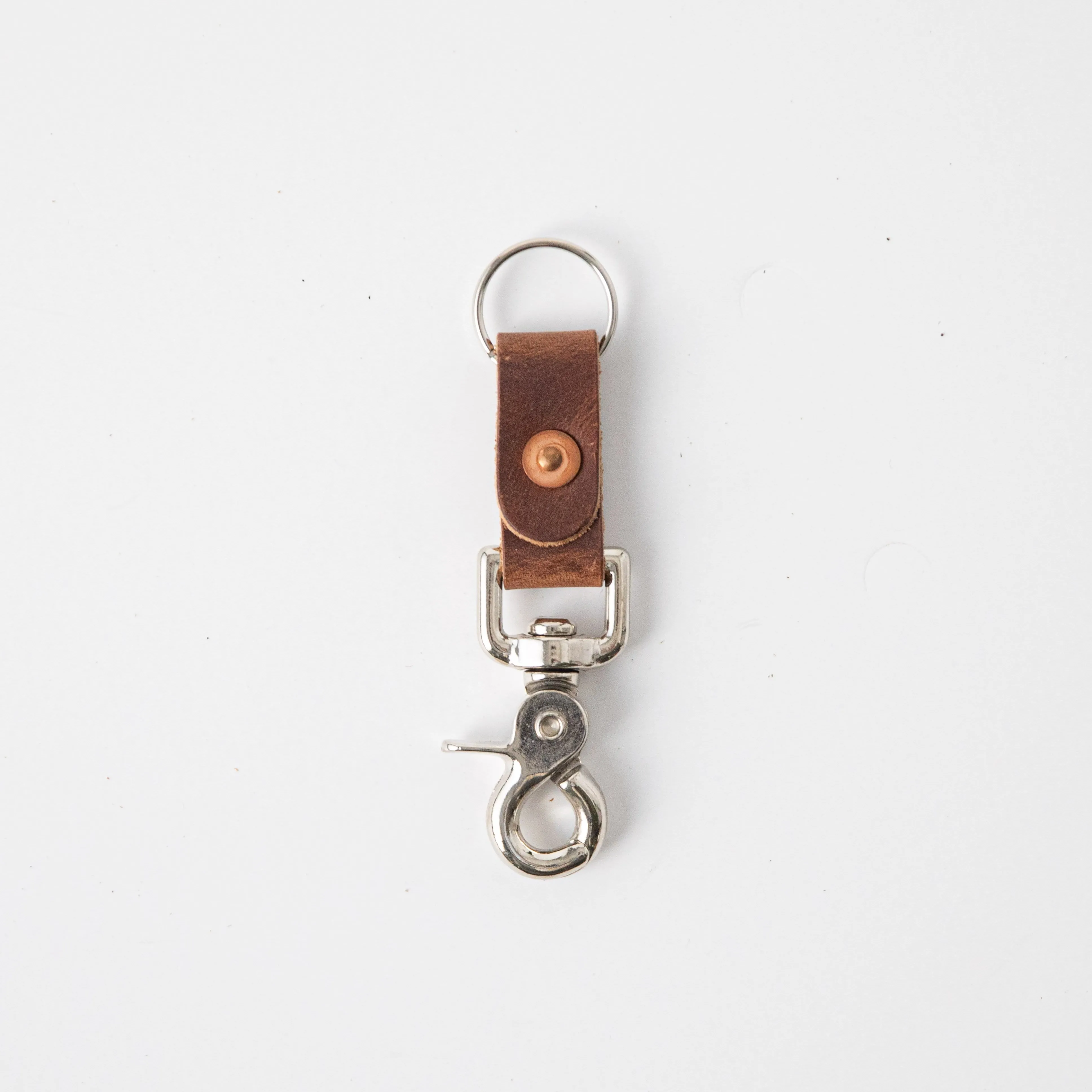 English Tan Key Clip