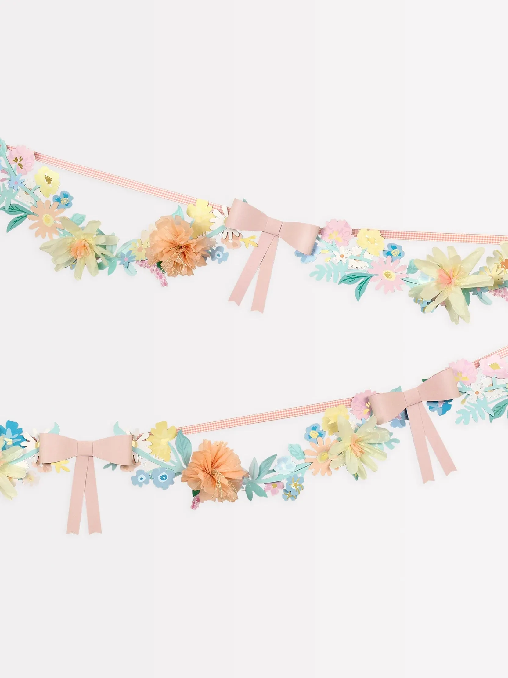 Flower & Bow Garland