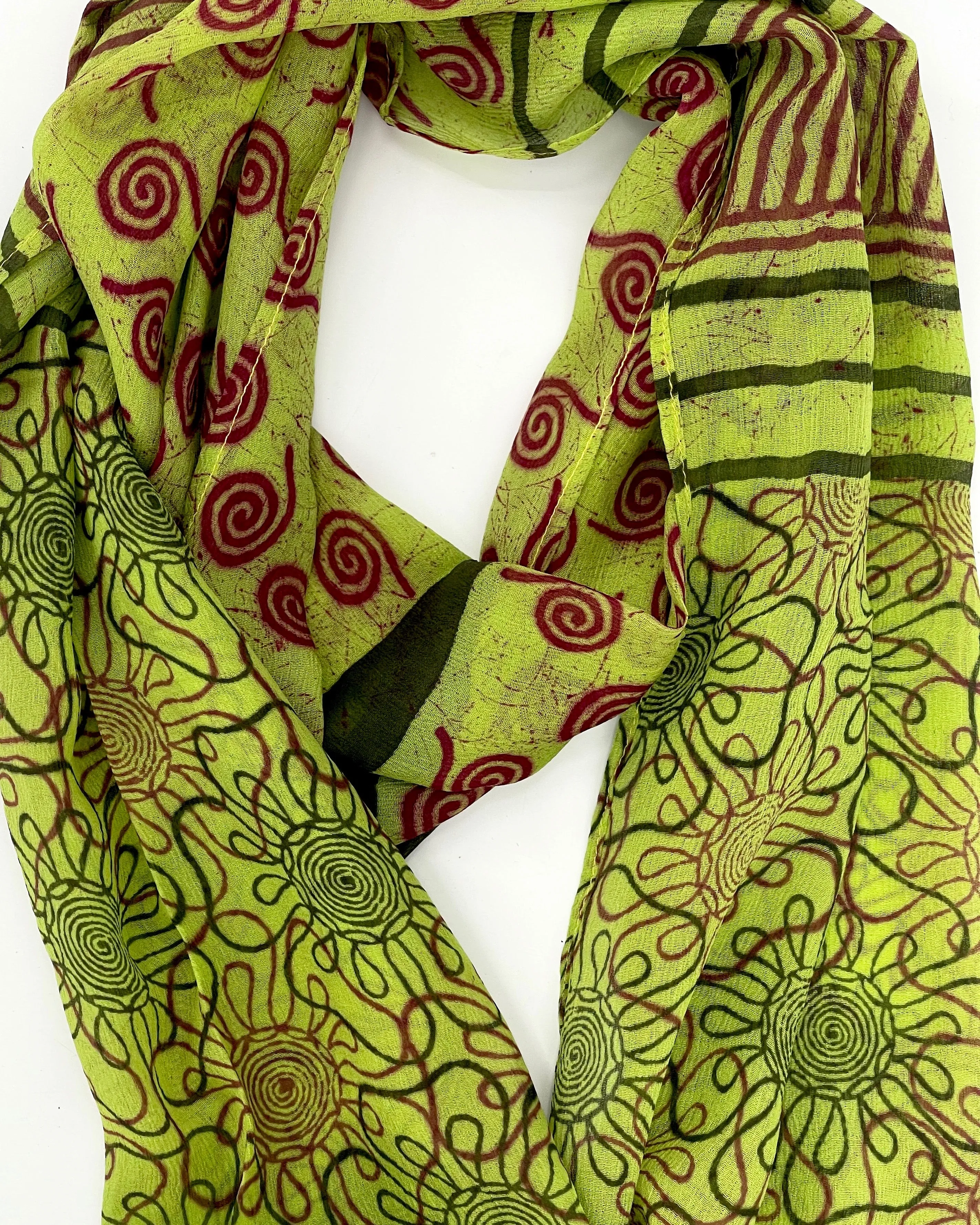 Flower Swirls Scarf