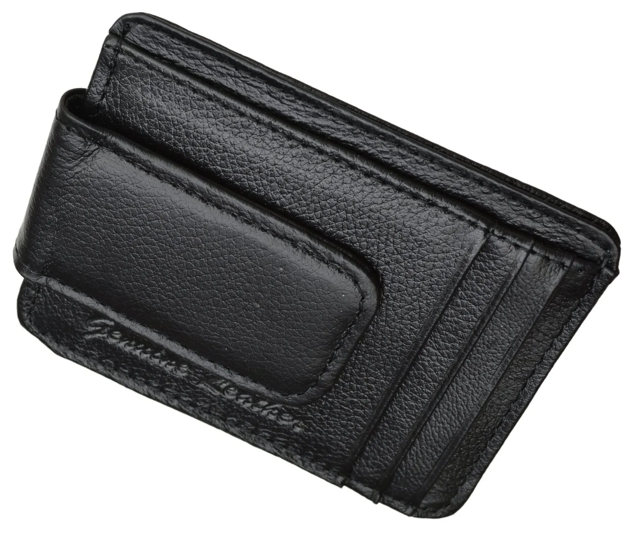 Genuine Leather Magnetic Money Clip