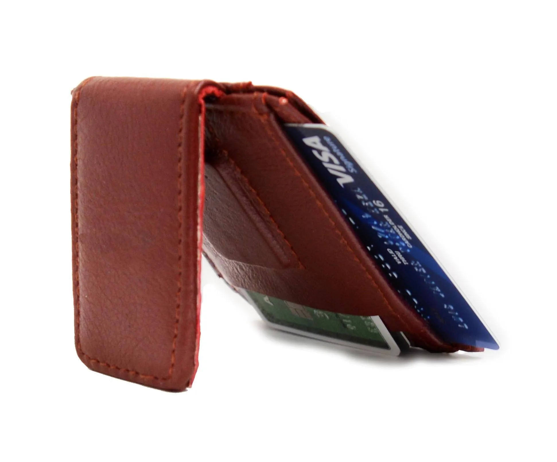 Genuine Leather Magnetic Money Clip