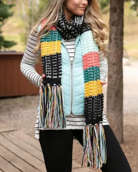 Grace & Lace Popcorn Scarf