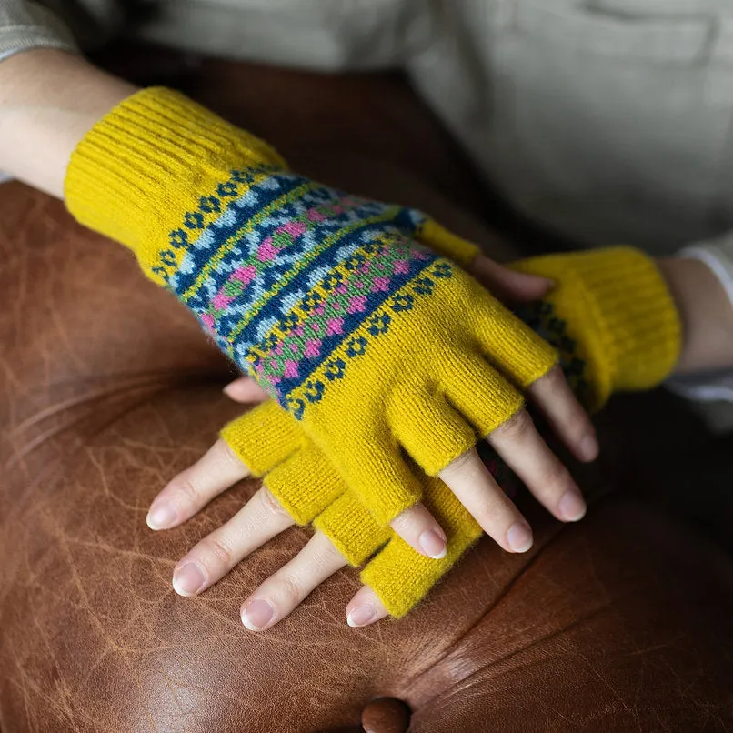 Half-Finger Gloves - Land Collection - Yellow