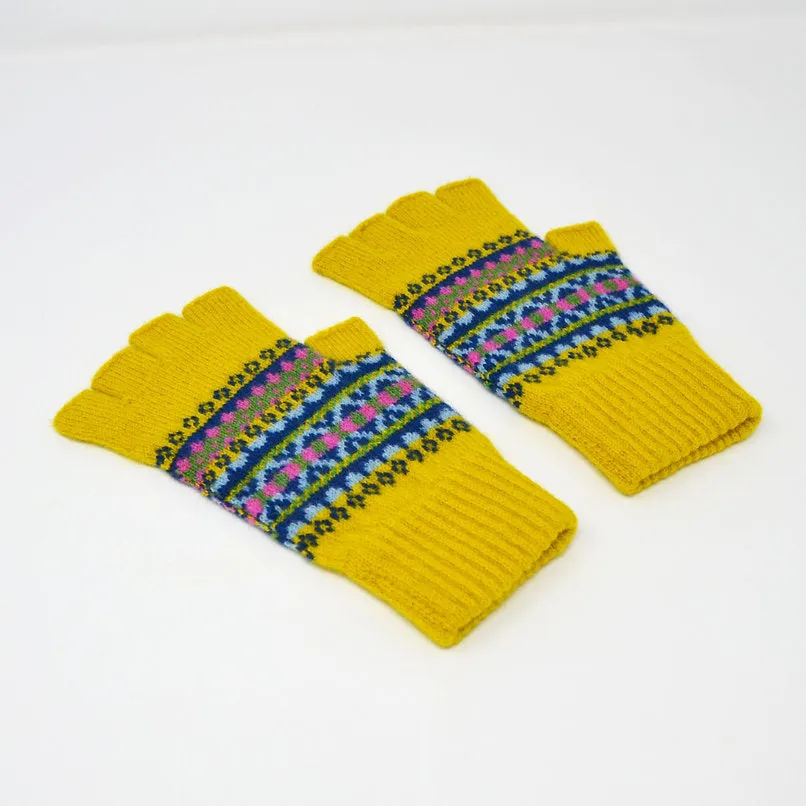 Half-Finger Gloves - Land Collection - Yellow