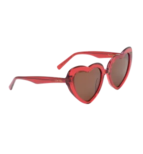 Heart Crimson Sunglasses