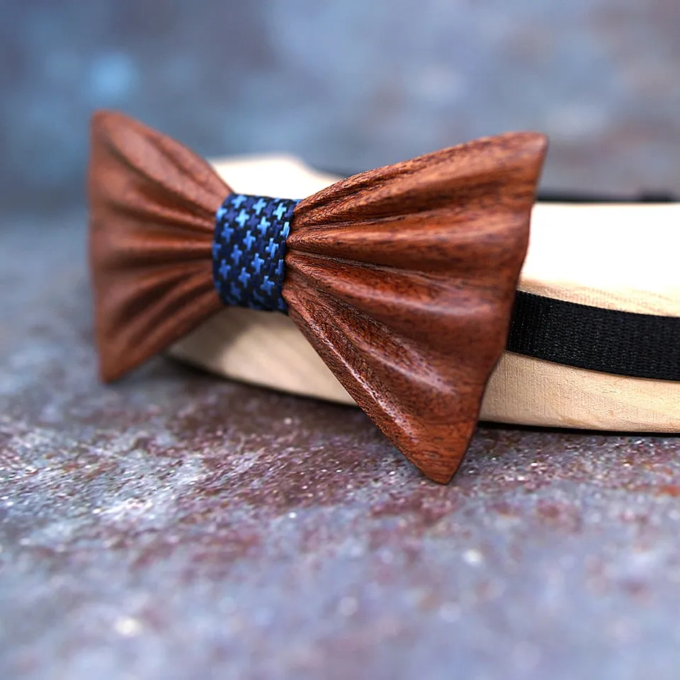 Hudson Wooden Bow Tie Set