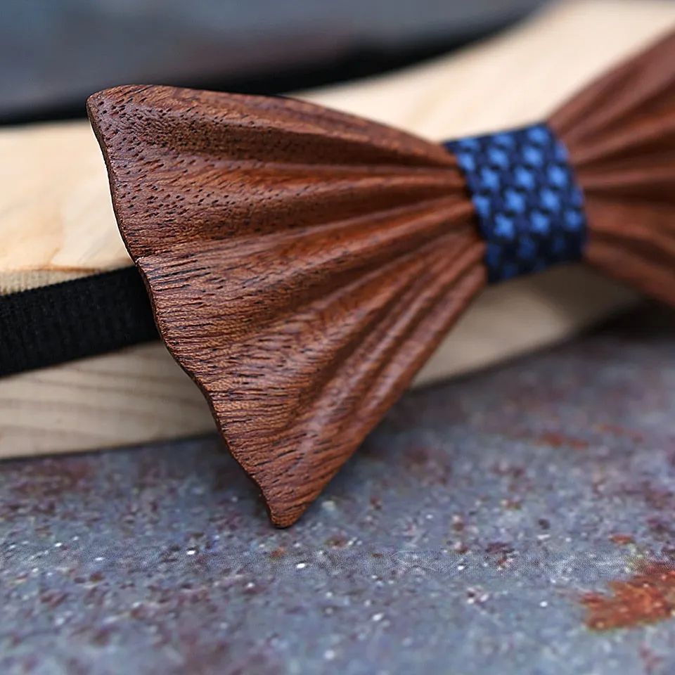 Hudson Wooden Bow Tie Set