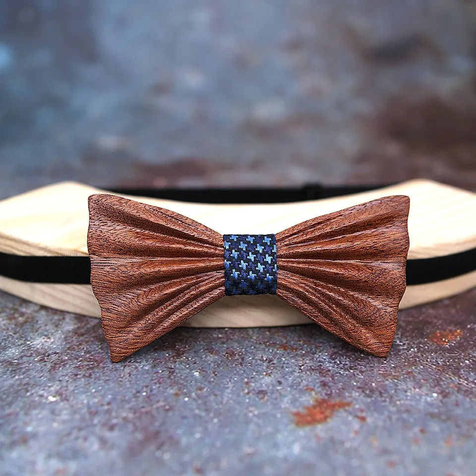 Hudson Wooden Bow Tie Set