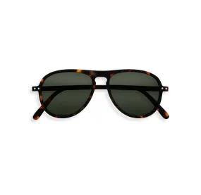 #I Sunglasses (Tortoise Green)