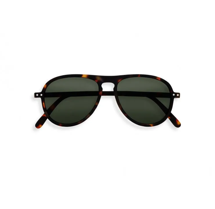 #I Sunglasses (Tortoise Green)