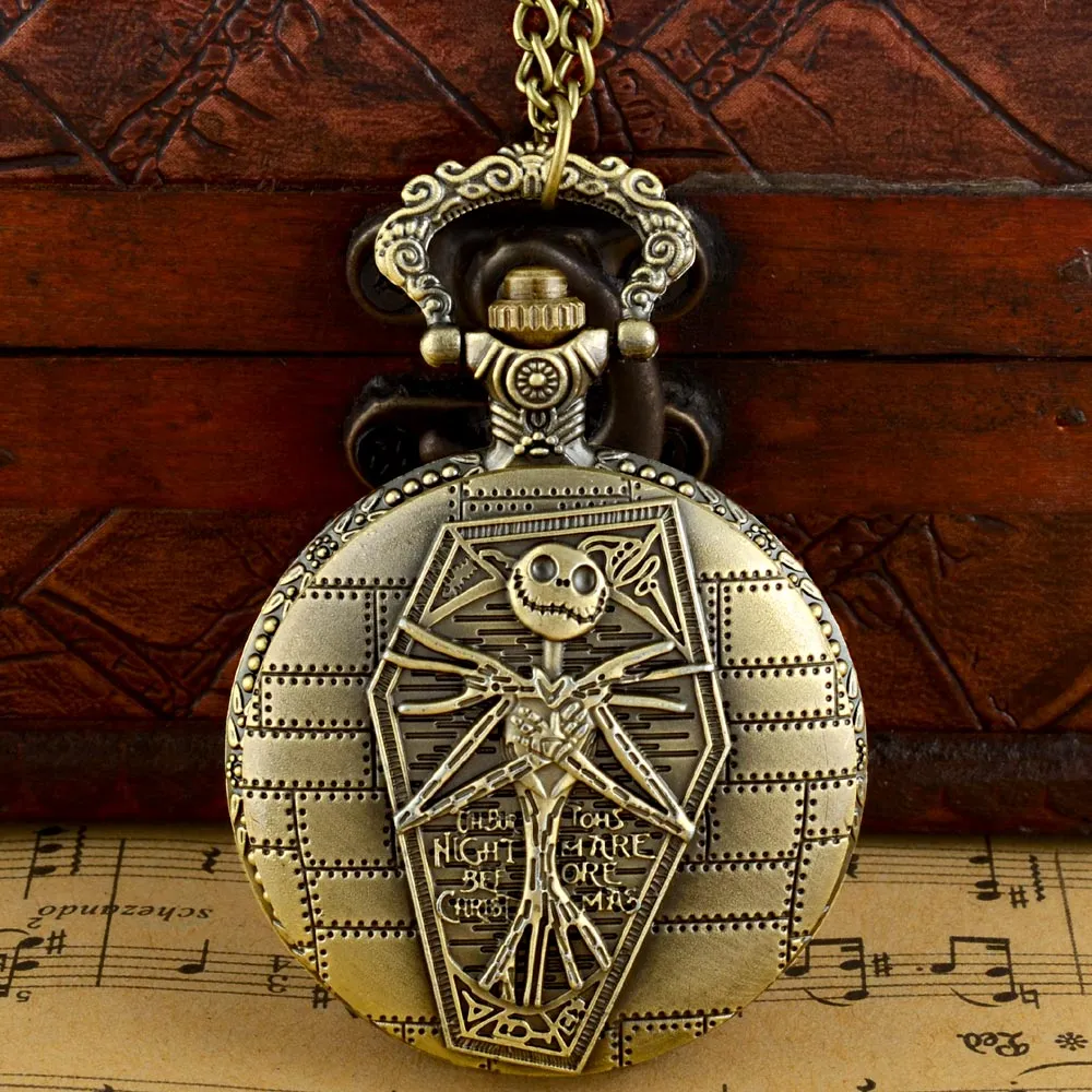 IBEINA Antique Bronze Quartz Pocket Watch