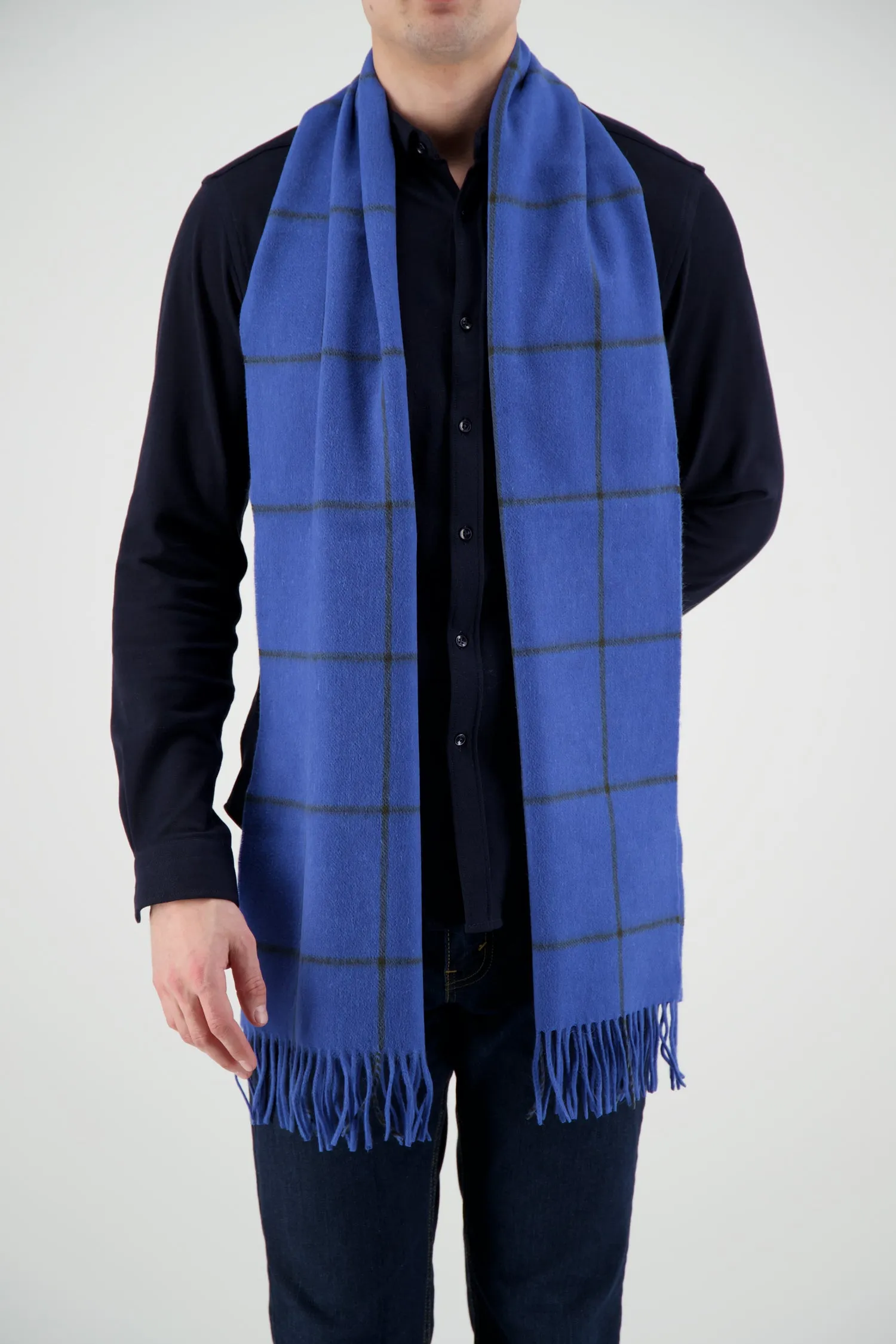 Joshua Ellis Blue Scarf