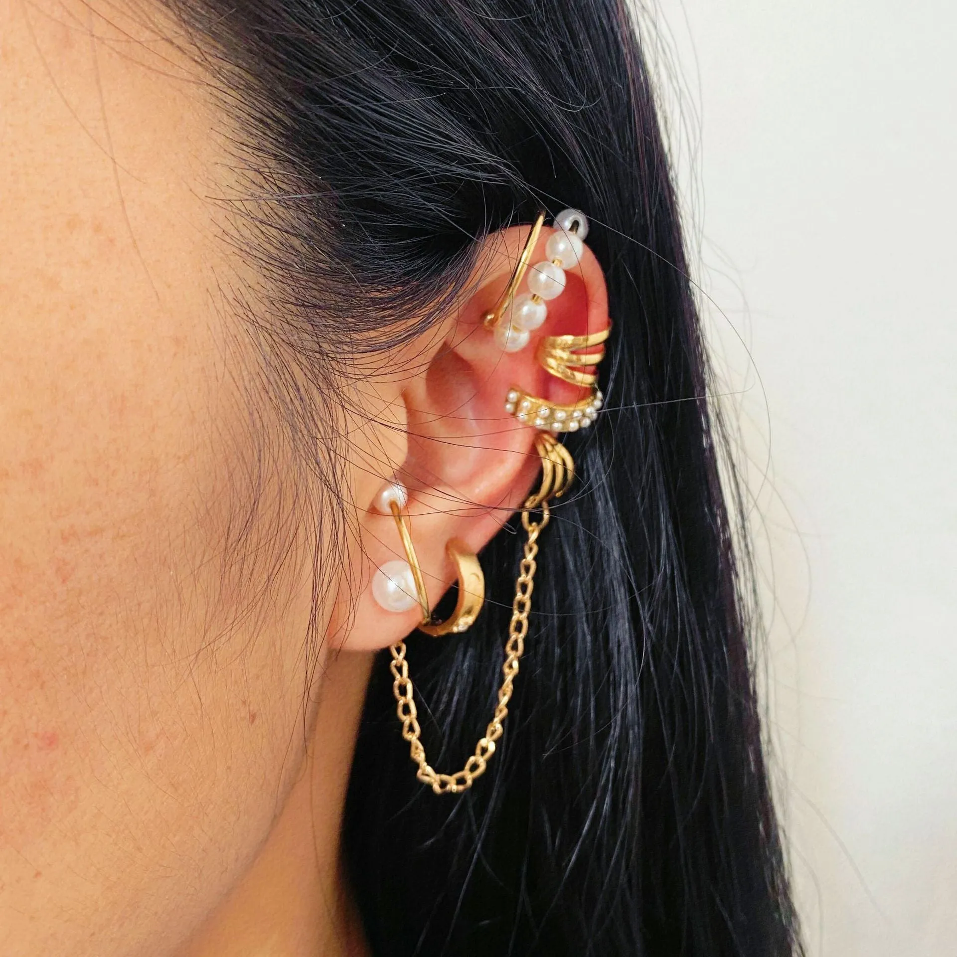 LATS Leaves Clip Earrings