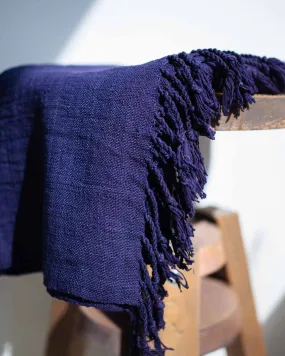 Lotus Root Scarf Indigo