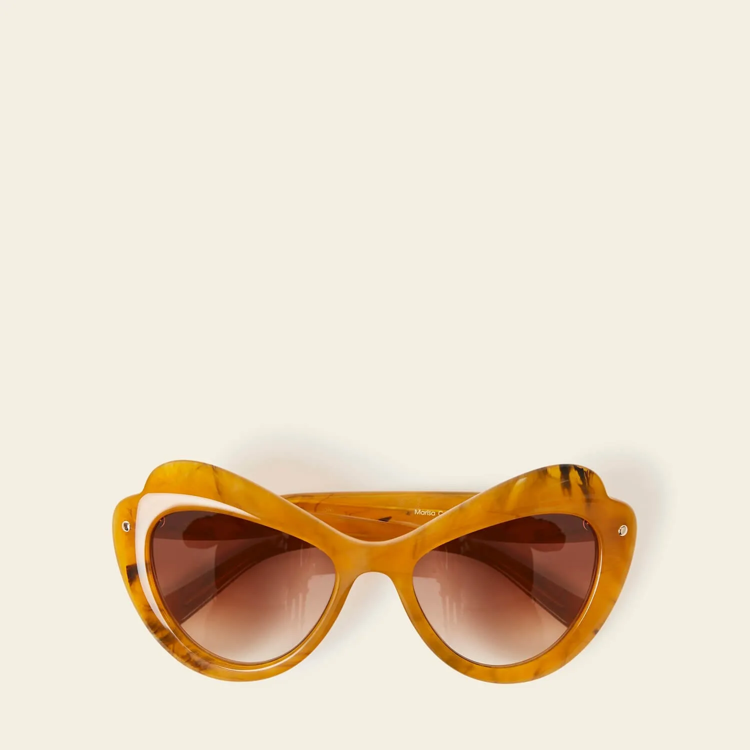 Marisa Sunglasses - Orange Marble