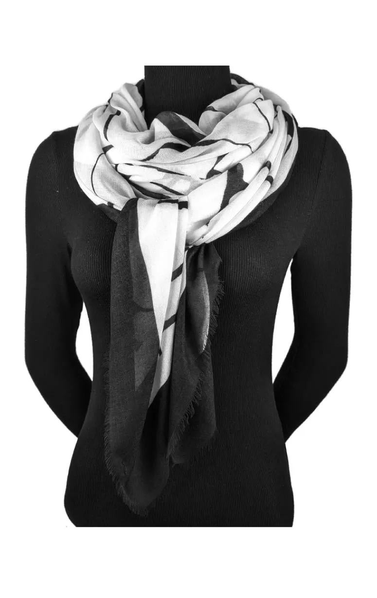 Modal & Cashmere Scarf - Mosaic